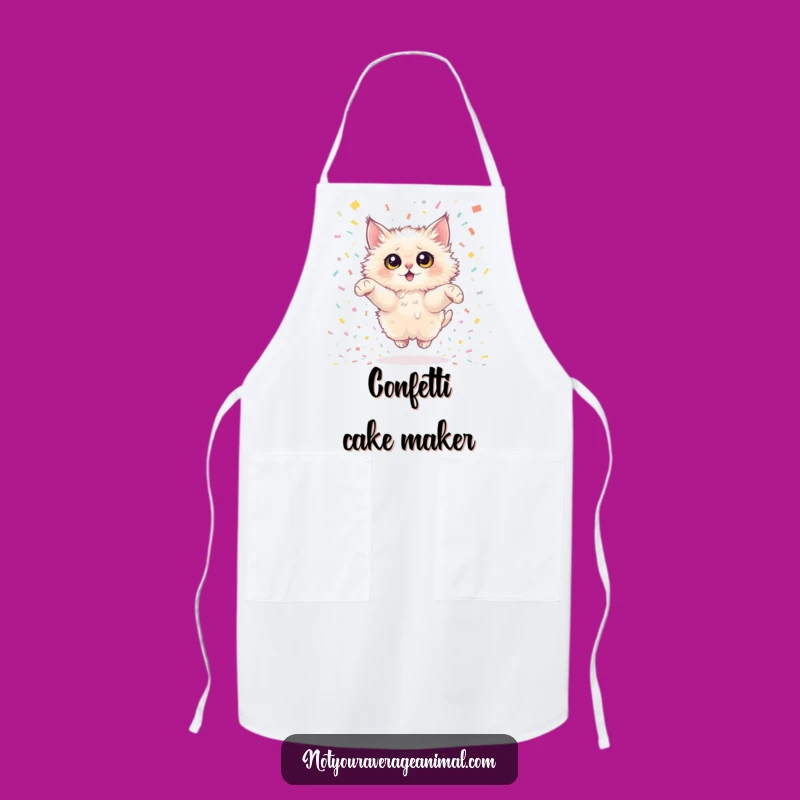 Funny Cat Apron: Joyful Kitchen Party, Chef’s Hilarious Gift