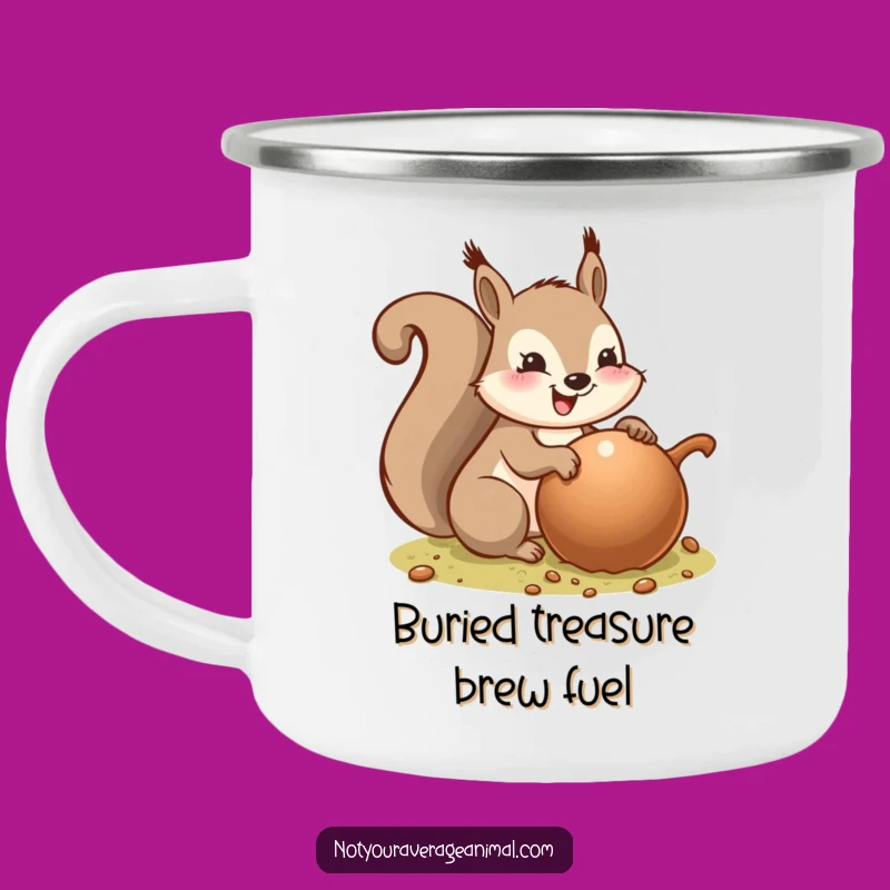 Funny Squirrel Camping Mug - Durable & Hilarious Outdoor Gift