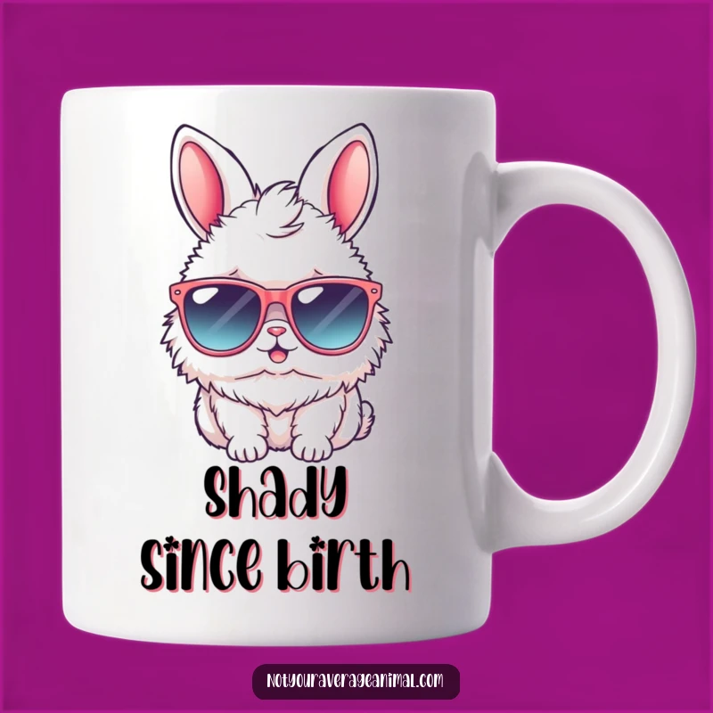 Funny Bunny Sunglasses Mug: Cool Rabbit Gift for Beer Lovers