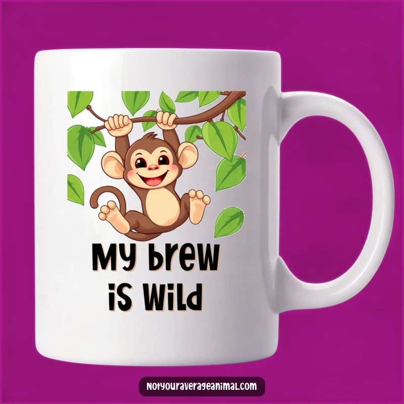 Funny Monkey Vine Grin Mug - Hilarious Prankster Gift