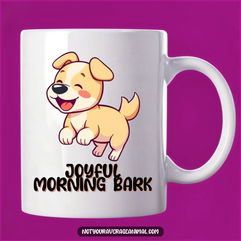 Funny Dog Barking Mug: Hilarious Gift for Happy Dog Lovers