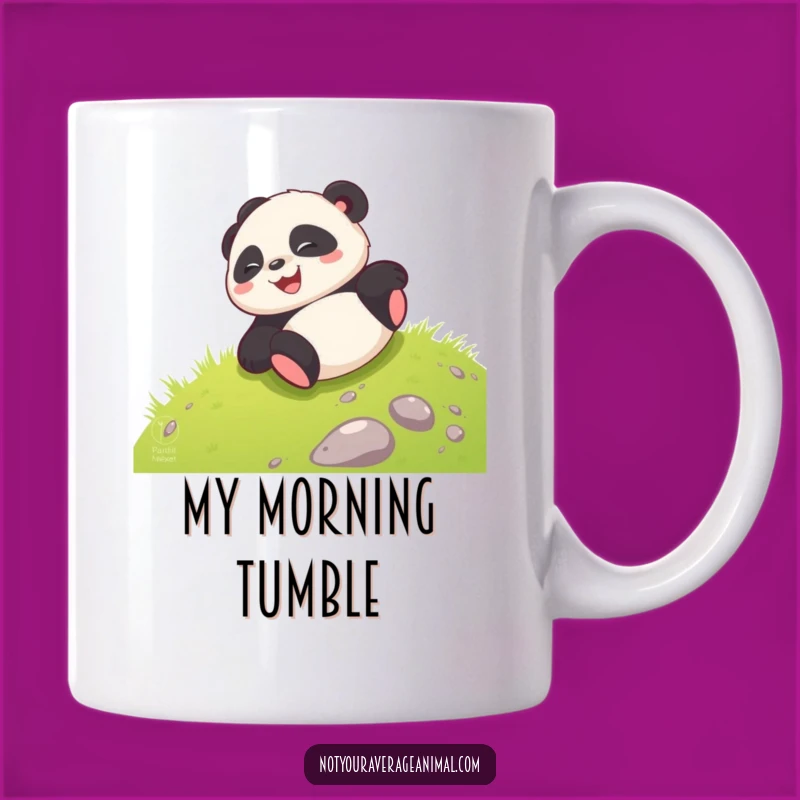 Funny Panda Rolling Mug: Giggling Cub Joyful Fun Makes A Great Funny Gift