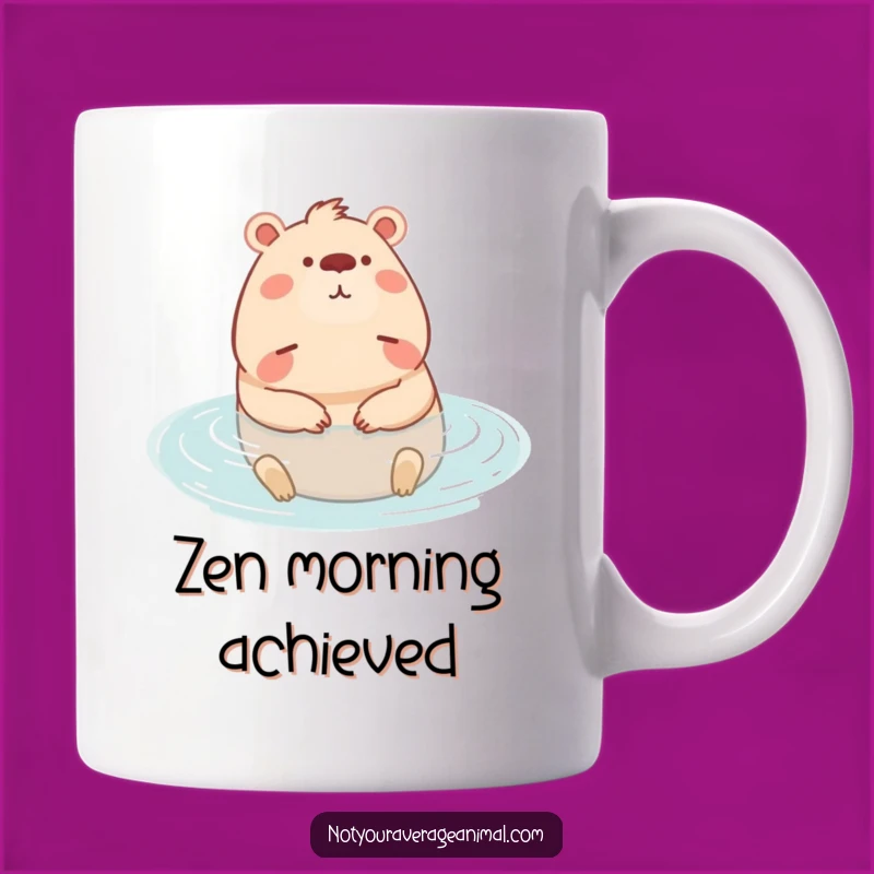 Funny Capybara Relaxing Water Mug: Ultimate Chill Gift for Serene Souls