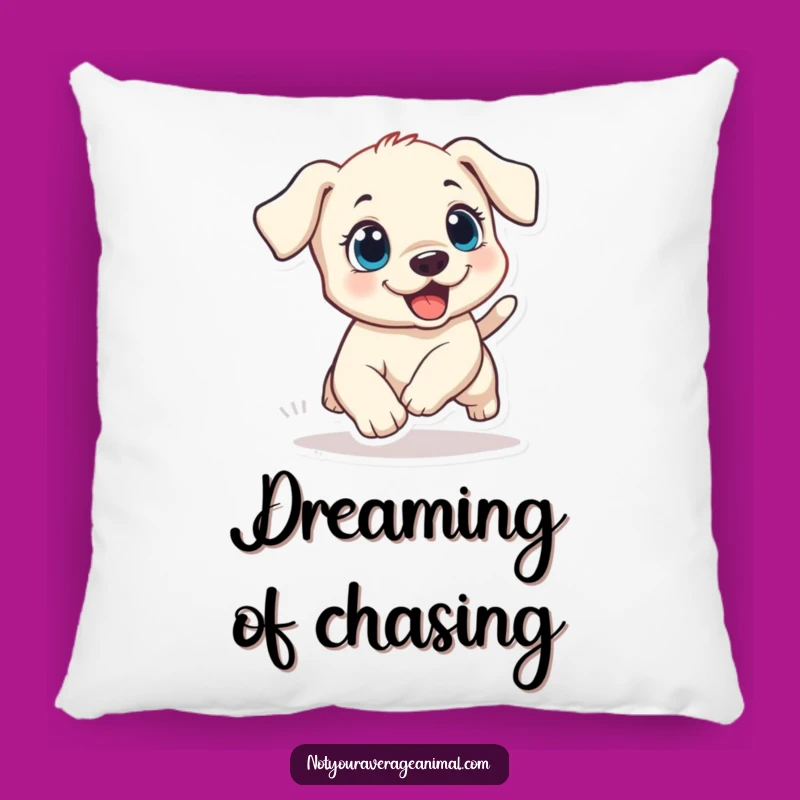 Funny Puppy Tail Chase Pillow: Soft Dog Cushion, Ideal Funny Gift for Couch Cuddles