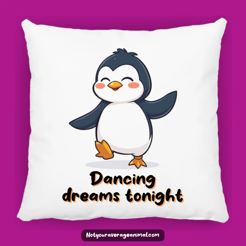 Funny Penguin Jig Pillow: Cuddle Up with Comedy in this Hilarious Dancing Penguin Cushion