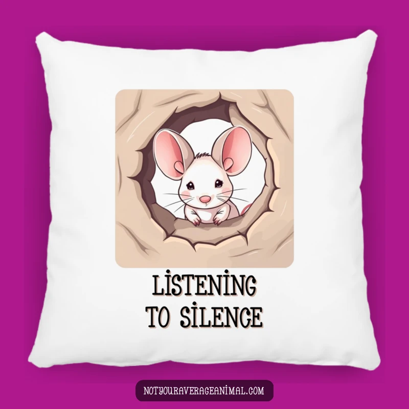 Funny Mouse Ears Pillow - Soft & Hilarious Comfort Accent