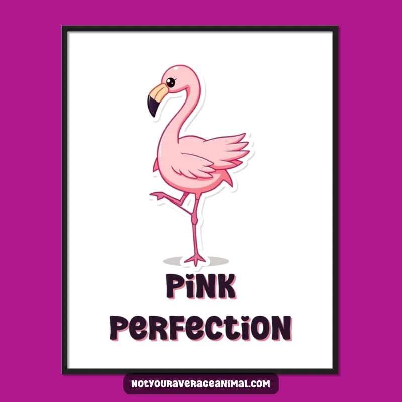 Funny Flamingo Dance Digital Art: Instant Tropical Energy