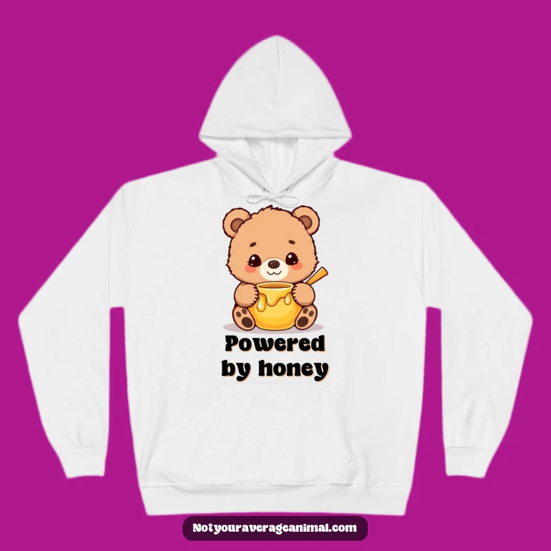 Funny Bear Cub Honey Pot Hoodie: Cozy Up with Sweet, Fuzzy Hugs