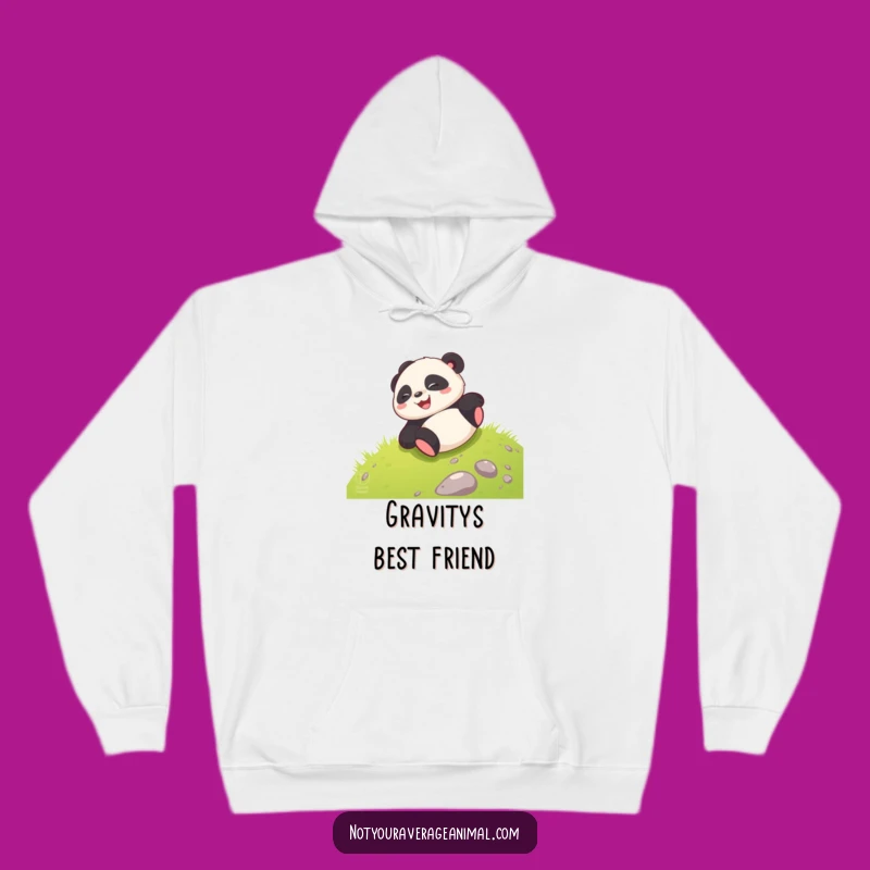 Funny Panda Hoodie: Giggling Cub Comfort, A Joyful Funny Gift