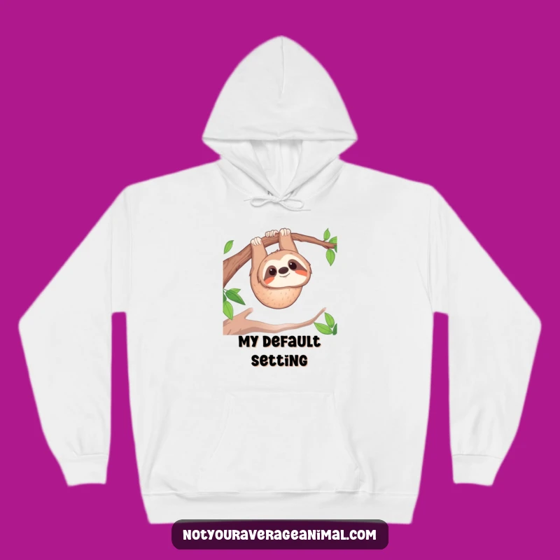 Cozy Funny Sloth Hoodie: Stay Warm and Chill with a Smile