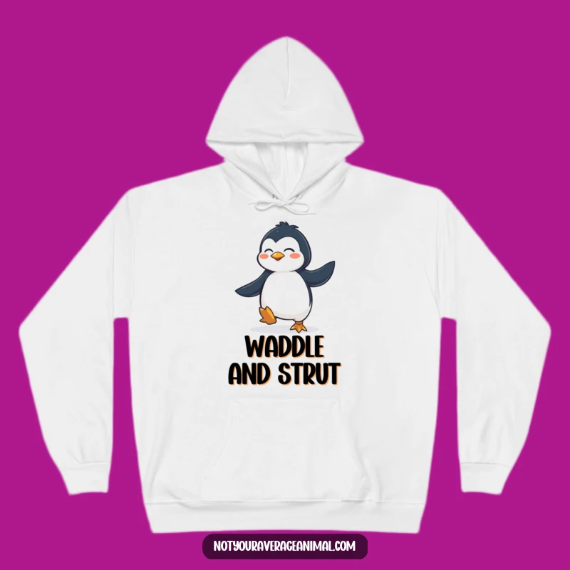 Funny Penguin Jig Hoodie: Cozy Up in Laughter with this Hilarious Dancing Penguin Sweatshirt