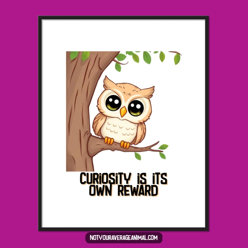 Free Printable Owl Wall Art: Curious Eyed Downloadable Decor