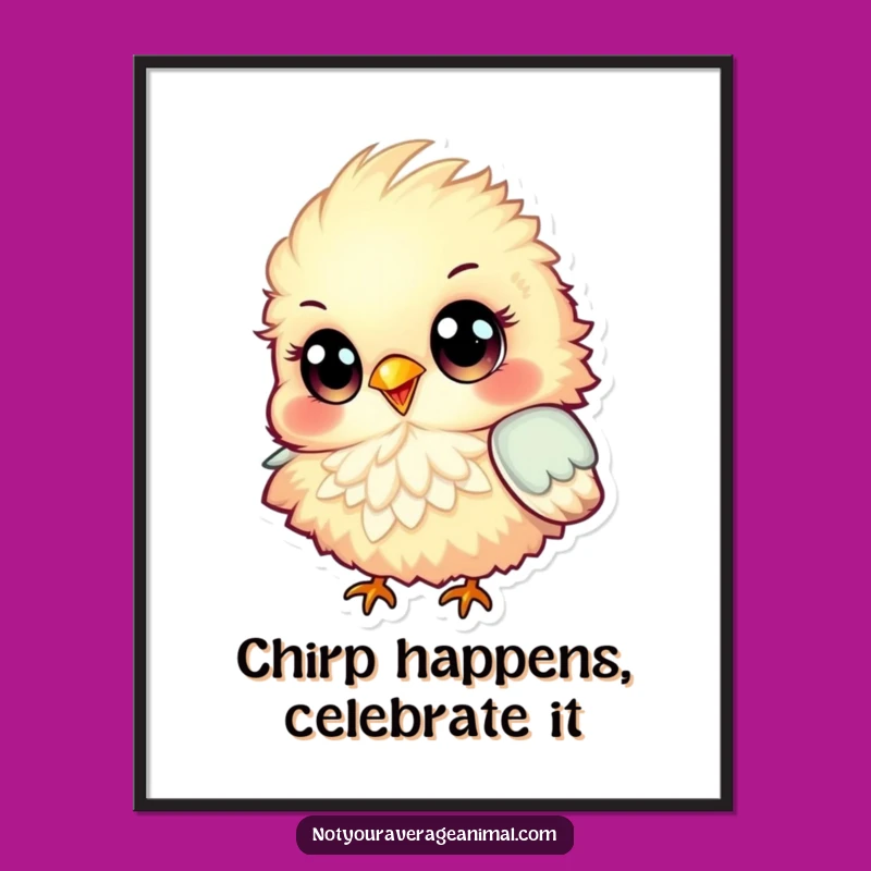 Free Printable Wall Art: Chirpy Bird Delight for a Whimsical DIY Decor Gift