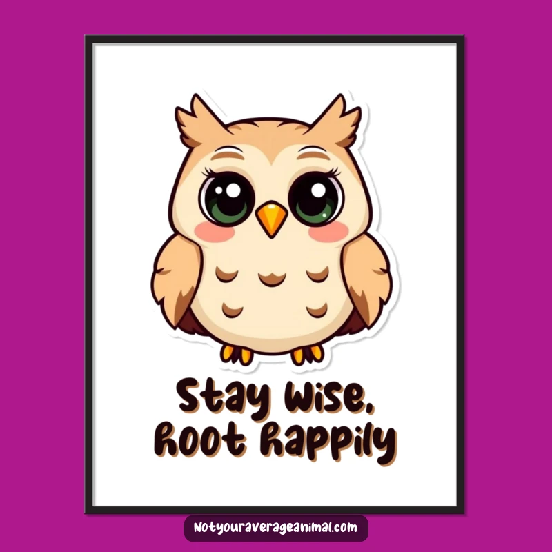 Funny Free Printable Owl Wall Art - Wise & Whimsical Downloadable Decor for Any Room