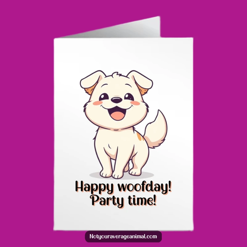 Free Printable Dog Birthday Card: Tail-Wagging Joy for a Happy Day