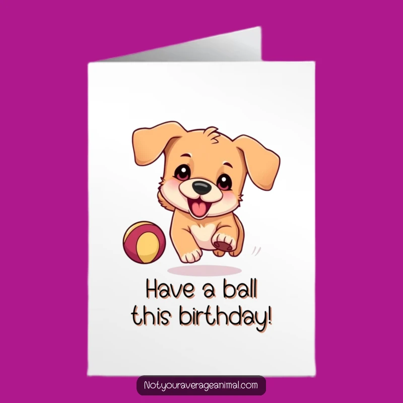 Free Printable Birthday Card: Playful Doggy Fun for a Humorous DIY Gift