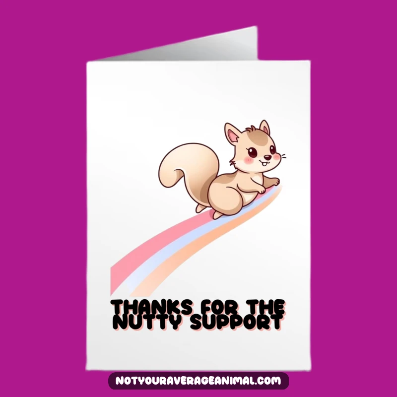 Free Printable Squirrel Thank You Card: A Colorful Thank You Ride