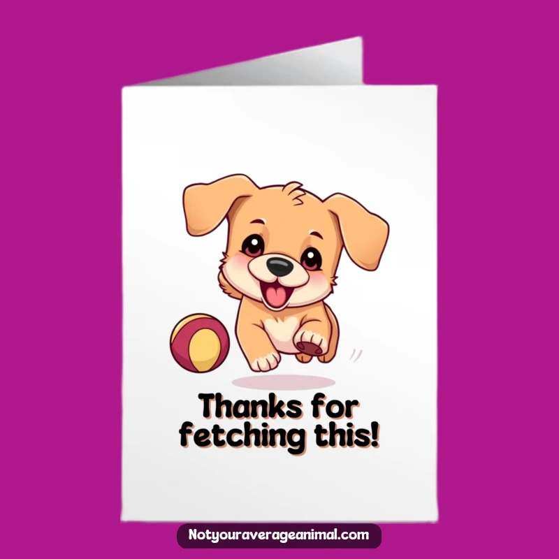 Free Printable Thank You Card: Doggy Gratitude for a Playful DIY Gift