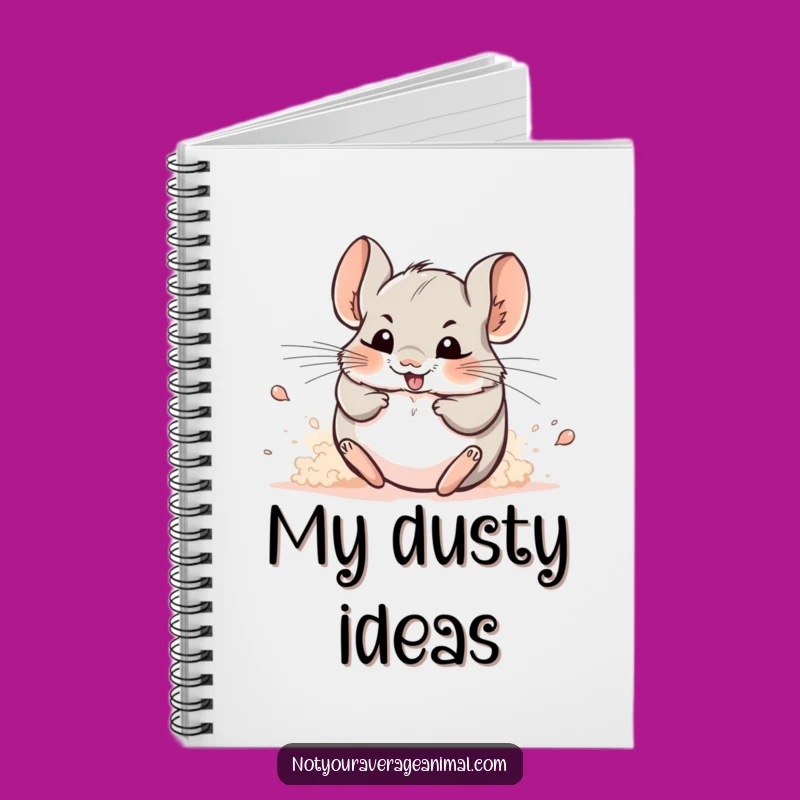 Funny Chinchilla Dust Notebook: Jot Down Your Playful Thoughts