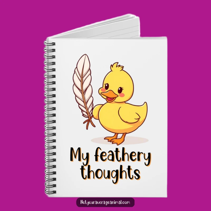 Funny Duck Notebook: Waddling Ideas, Hilarious Cartoon Journal Gift