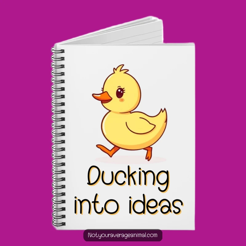 Funny Duckling Notebook: Jot Down Happy Steps With This Hilarious Stationery