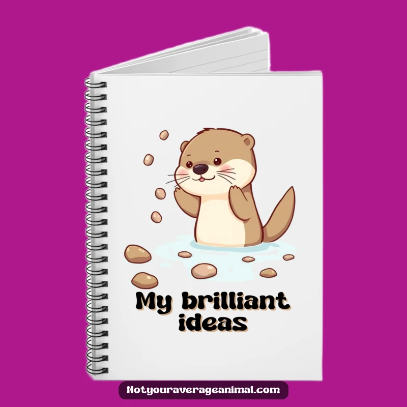 Funny Otter Juggling Notebook: Capture Brilliance with This Hilarious Otter!