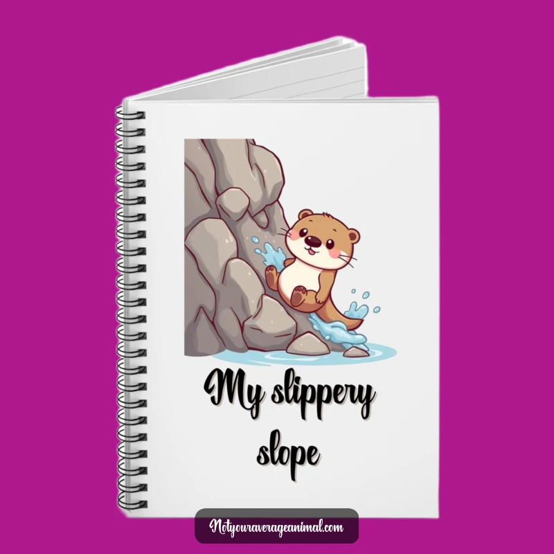 Funny Otter Splash Notebook: Jot Down Your Adventurous Ideas