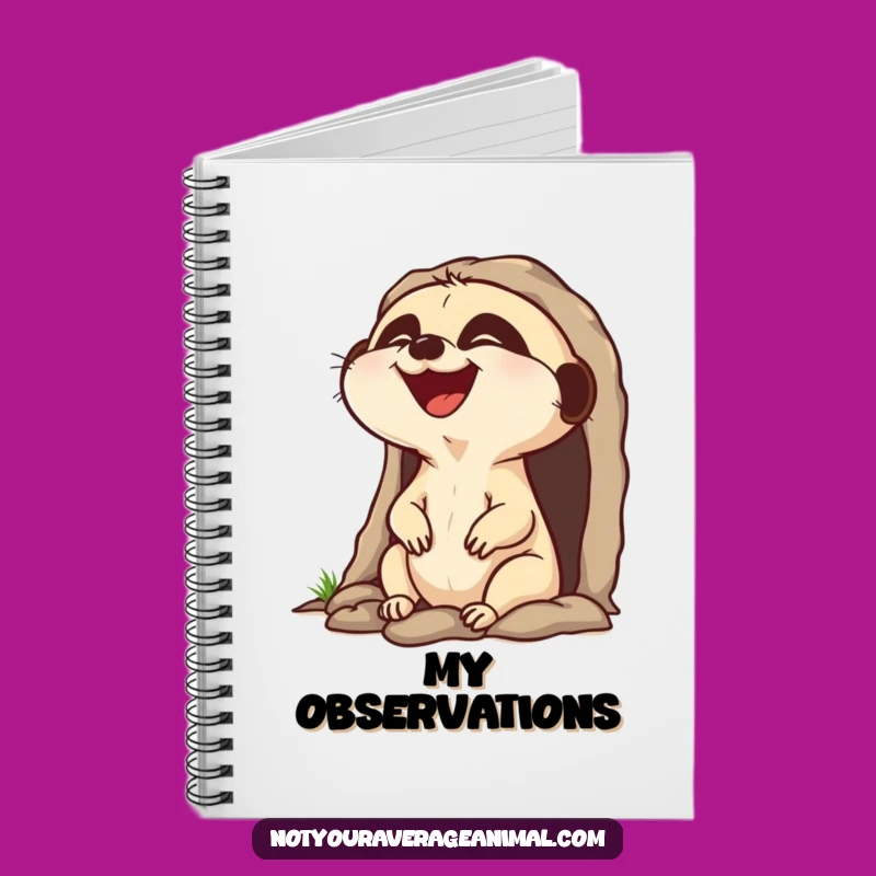 Funny Laughing Meerkat Notebook, Hilarious Pages for Your Joyful Ideas
