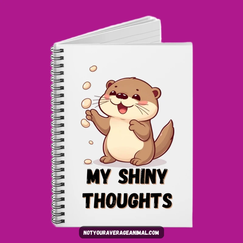 Funny Otter Juggling Notebook - Jot Down Your Playful Ideas