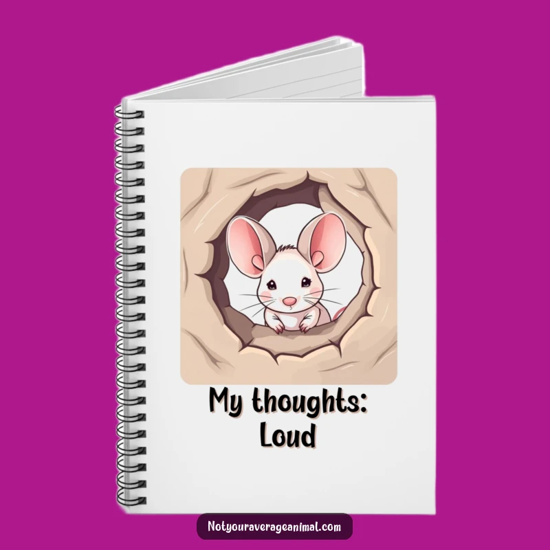 Funny Mouse Ears Notebook - Adorable & Hilarious Journal