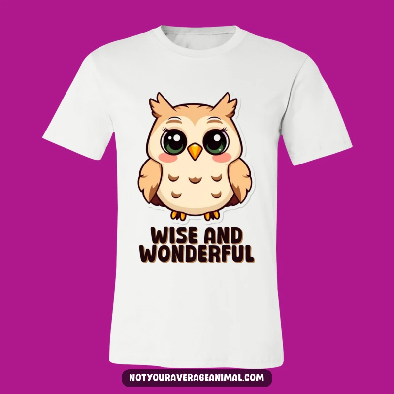 Funny Owl Hooting T-Shirt - Whimsical Bird Humor Tee Gift
