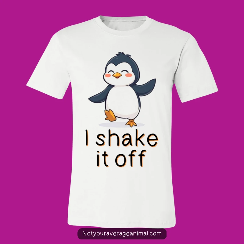 Funny Penguin Jig T-Shirt: Wear Your Joy with this Hilarious Dancing Penguin Tee