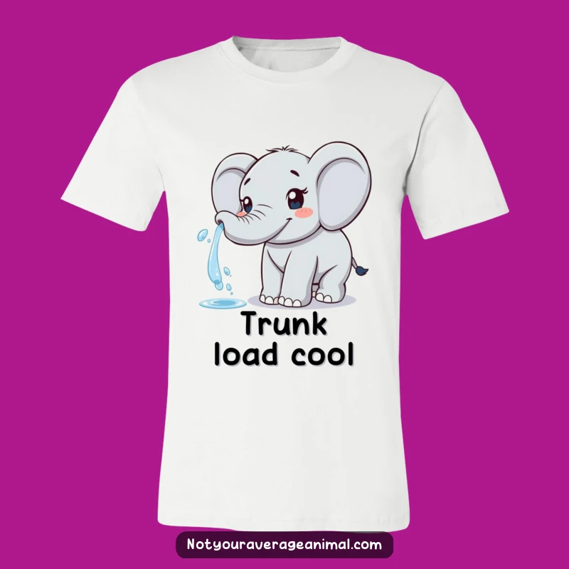 Funny Elephant T-Shirt: Wear Your Splash of Joyful Fun!
