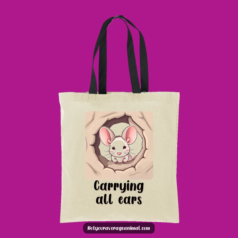 Funny Mouse Ears Tote Bag - Stylish & Hilarious Accessory