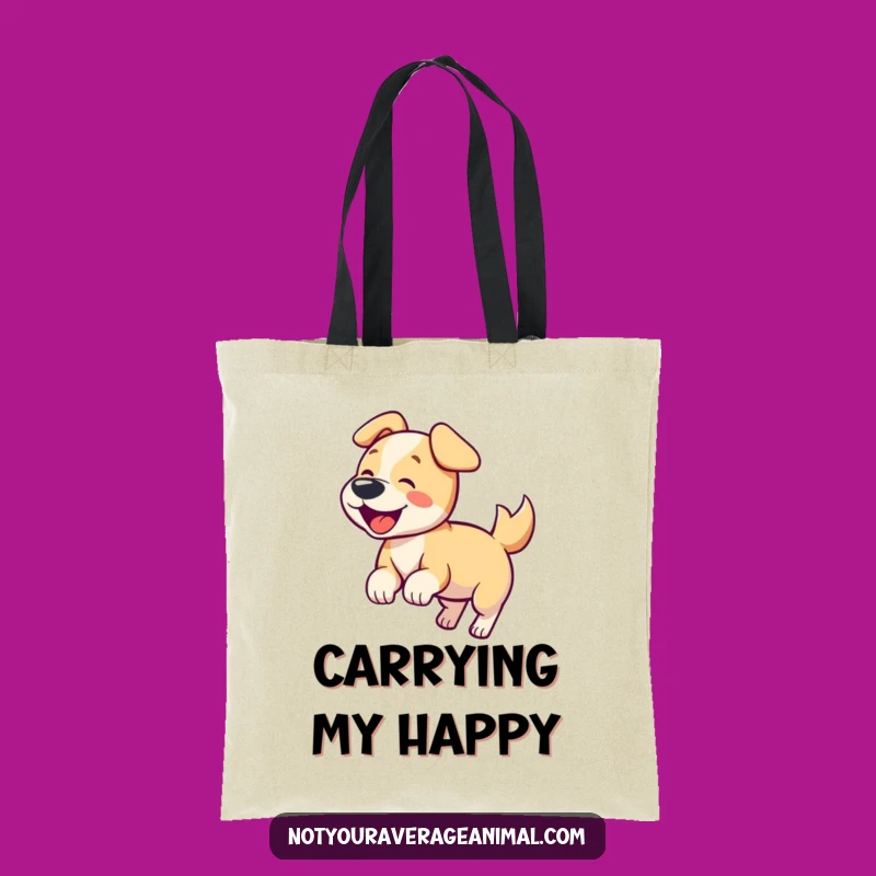 Funny Dog Barking Tote Bag: Carry Your Joy and Enthusiasm