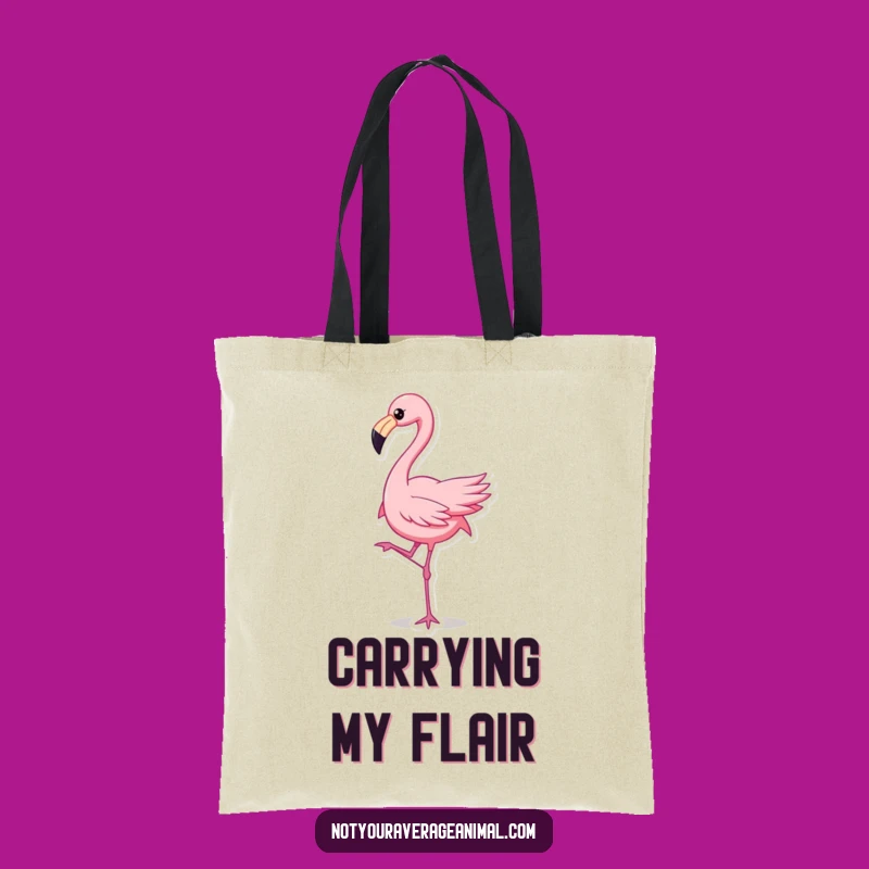 Funny Flamingo Dance Tote Bag: Carry Your Moves with Style